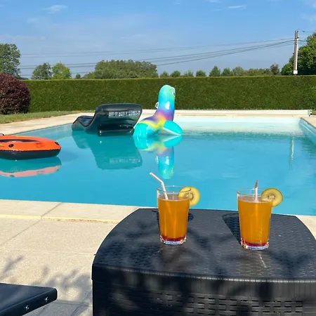 La Villa Landaise Avec Piscine Saubrigues Extérieur photo